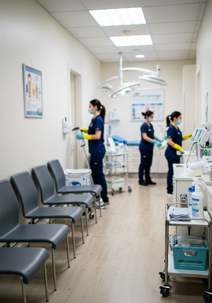 Hospital cleaning and hygiene service
