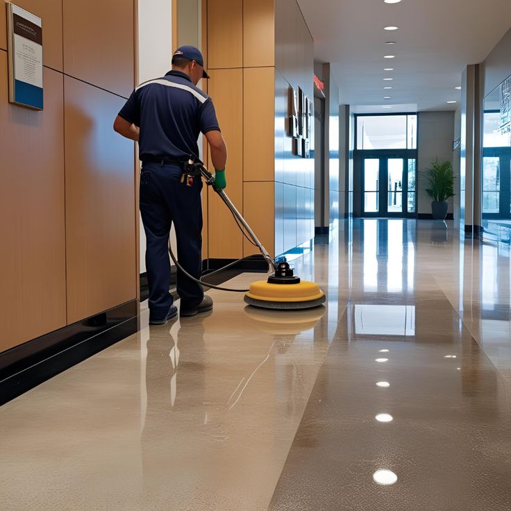 Shopping mall cleaning service